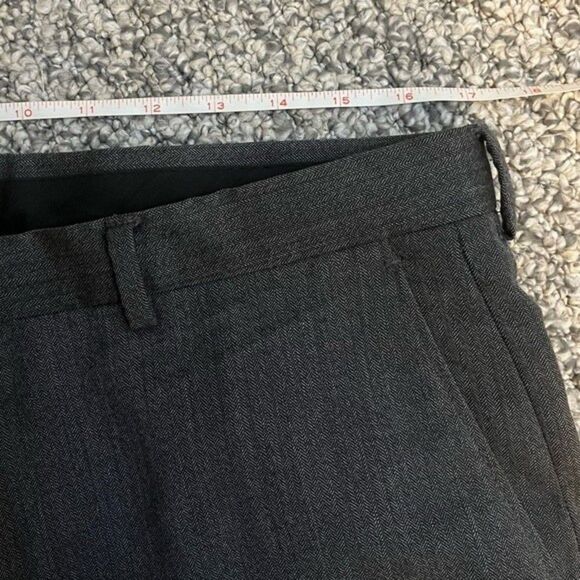 Jos. A. Banks Executive Collection Tailored Fit Gray Dress Pants Size 34 Waist - Picture 8 of 8
